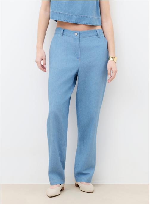 Caroll Jeans droit 261P-PILLYDENIM femme bleu