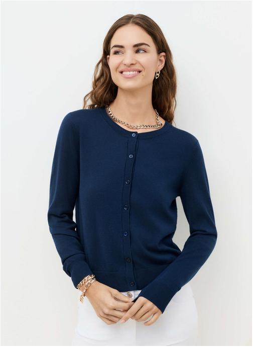Caroll Gilets 262K-MCOLETTE femme bleu
