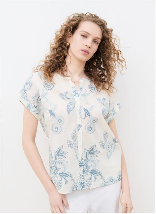 Caroll Chemises 261C-COLOMBE femme blanc