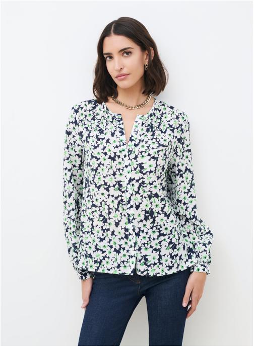 Caroll Chemises 261C-COLOMBY3 femme bleu