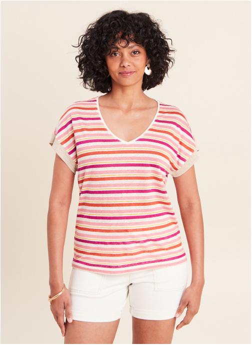 Bréal Tee-shirts TIRAYCUBA femme orange