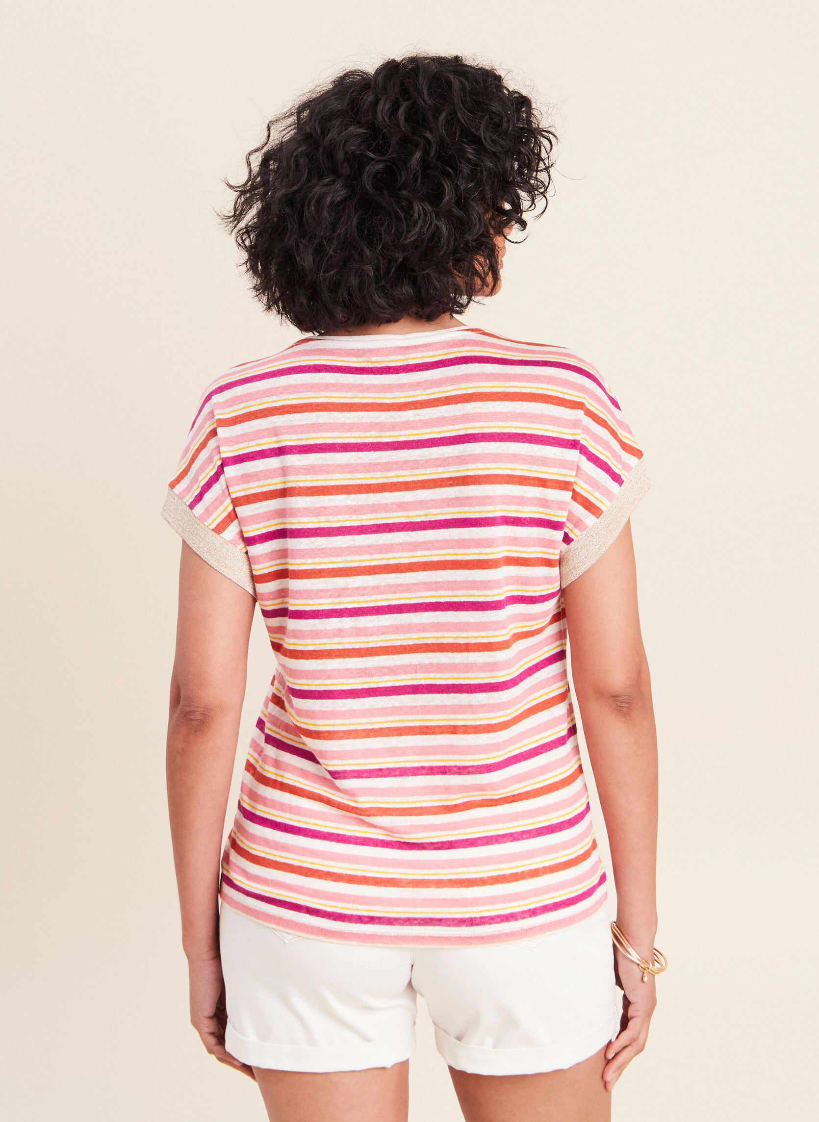 Tee-shirts TIRAYCUBA femme orange Bréal Tee-shirts TIRAYCUBA femme orange Orange