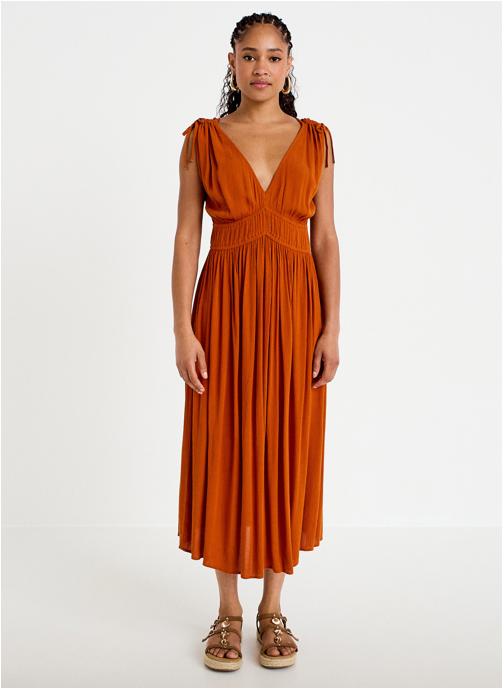 Cache Cache Robes ROCREPON femme orange