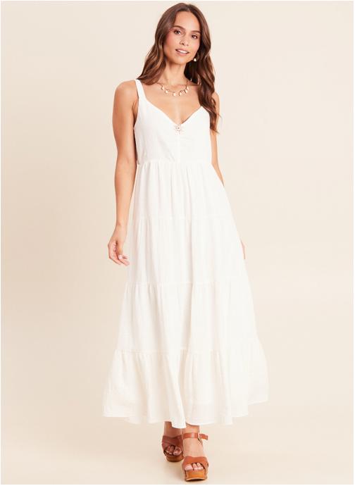Bréal Robes RAYASUN femme blanc