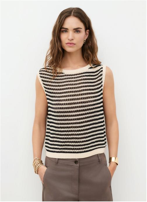 Caroll Tops 262K-MPAQUITA femme blanc