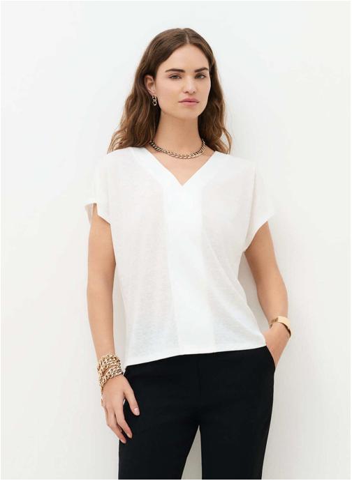 Caroll Tee-shirts 262T-TPITA femme blanc
