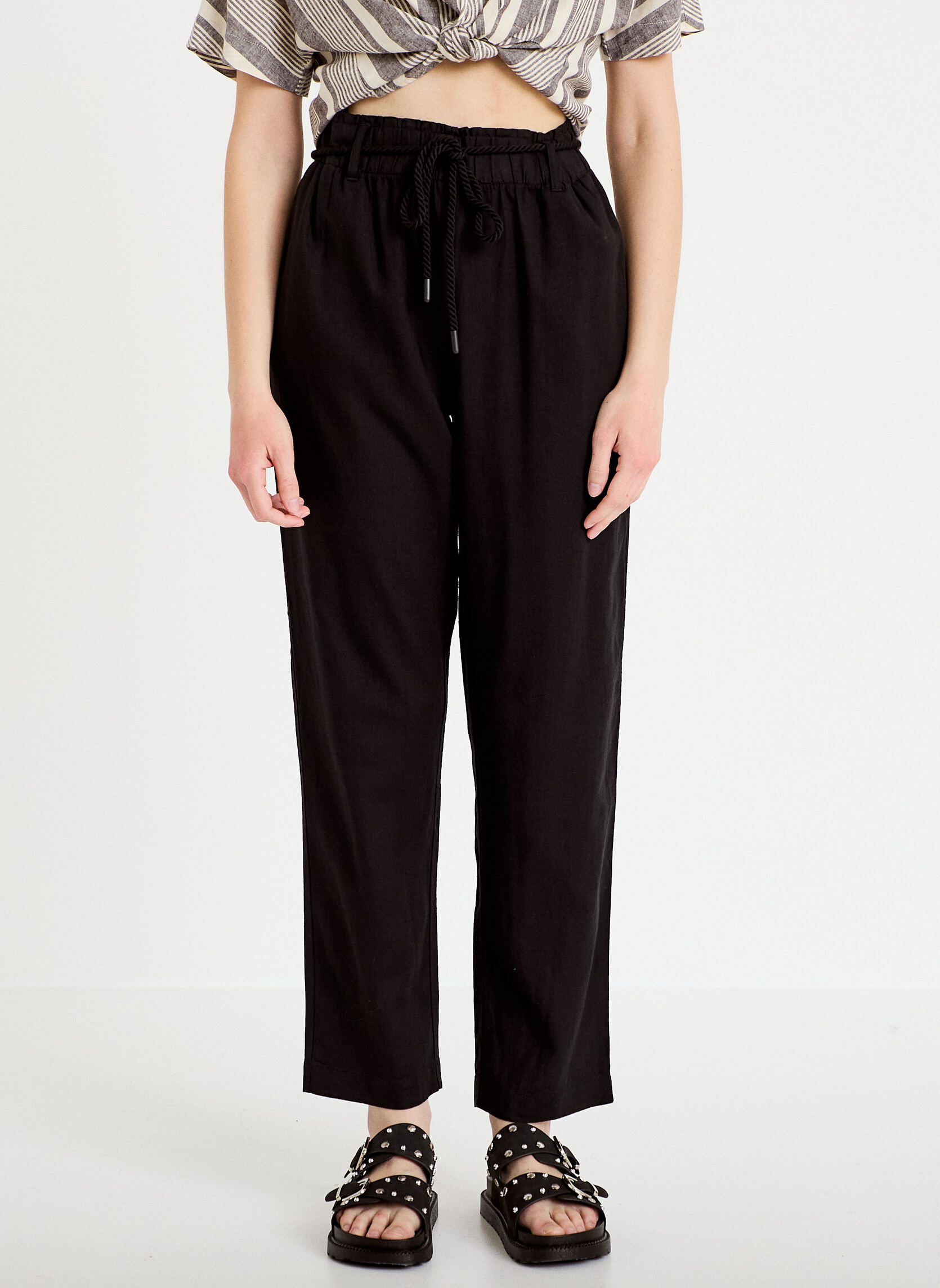 Pantalons droit PANJOGNEW femme noir Cache Cache Pantalons droit PANJOGNEW femme noir Noir