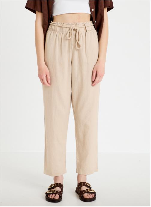 Cache Cache Pantalons droit PANJOGNEW femme beige