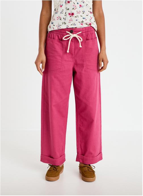 Cache Cache Pantalons droit ISTANO-WOM femme violet