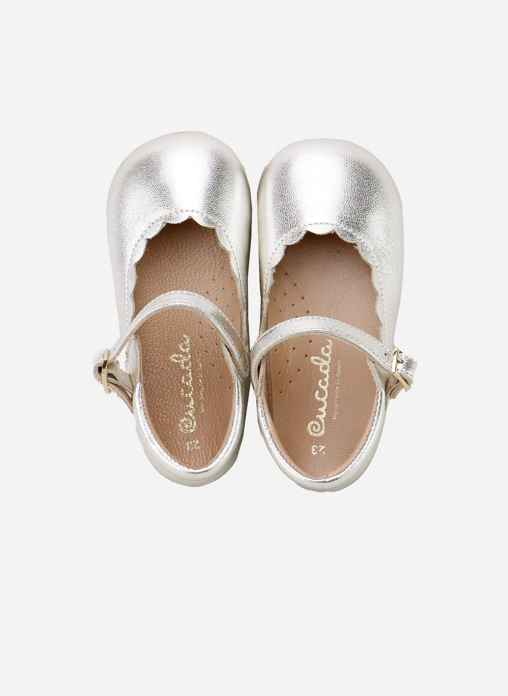 Ballerines Ballerine Mary Jane 12012AL-METALCRIS-PEGASO Oro fille or et bronze Eli 1957 Ballerines Ballerine Mary Jane 12012AL-METALCRIS-PEGASO Oro fille or et bronze Or
