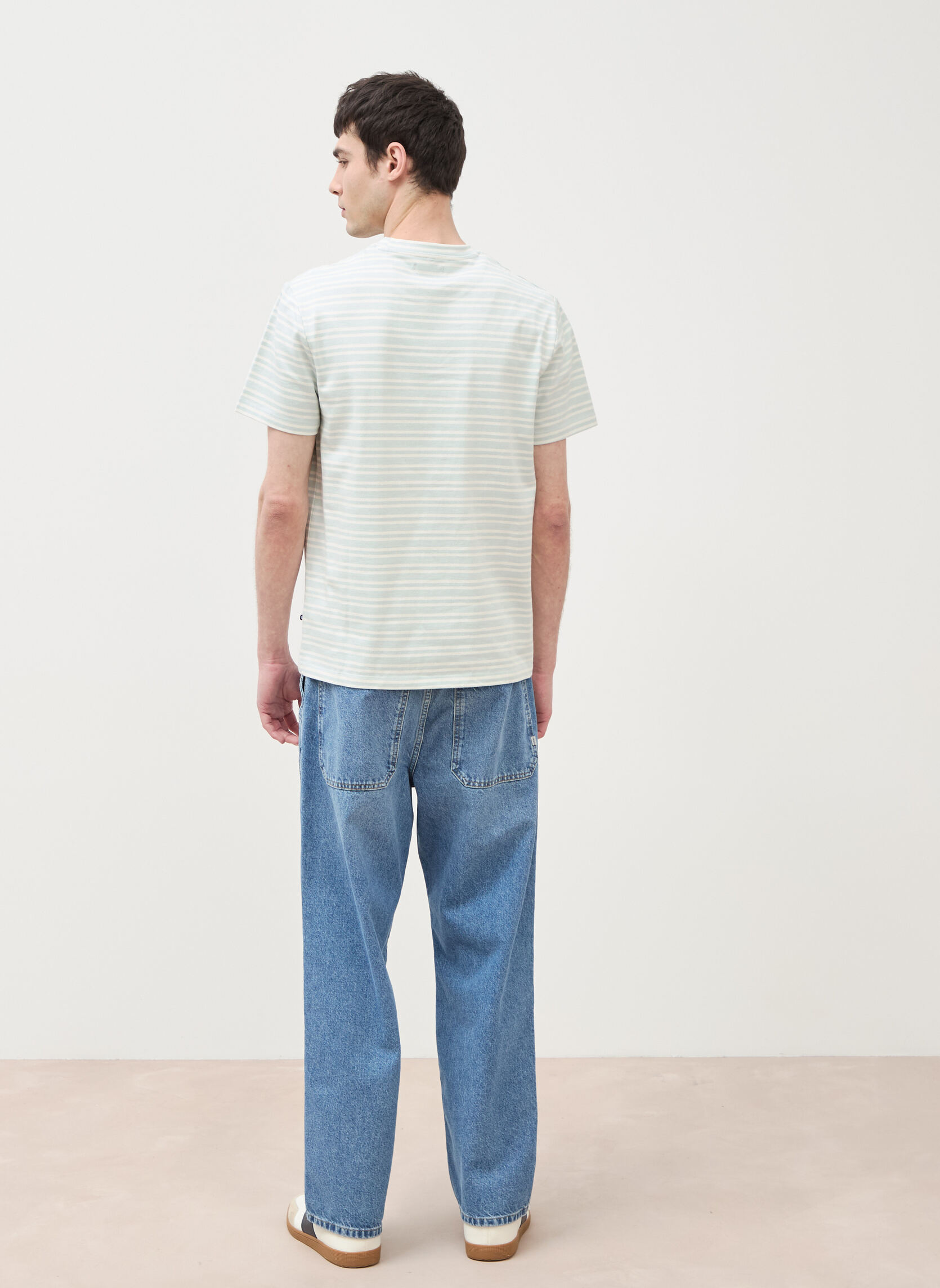 Tee-shirts TEERAYETHNOH homme bleu Bonobo Tee-shirts TEERAYETHNOH homme bleu Bleu
