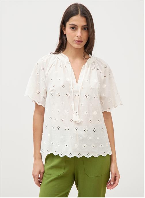 Bonobo Chemises Chemises imprimées - AGLABLOUF femme blanc