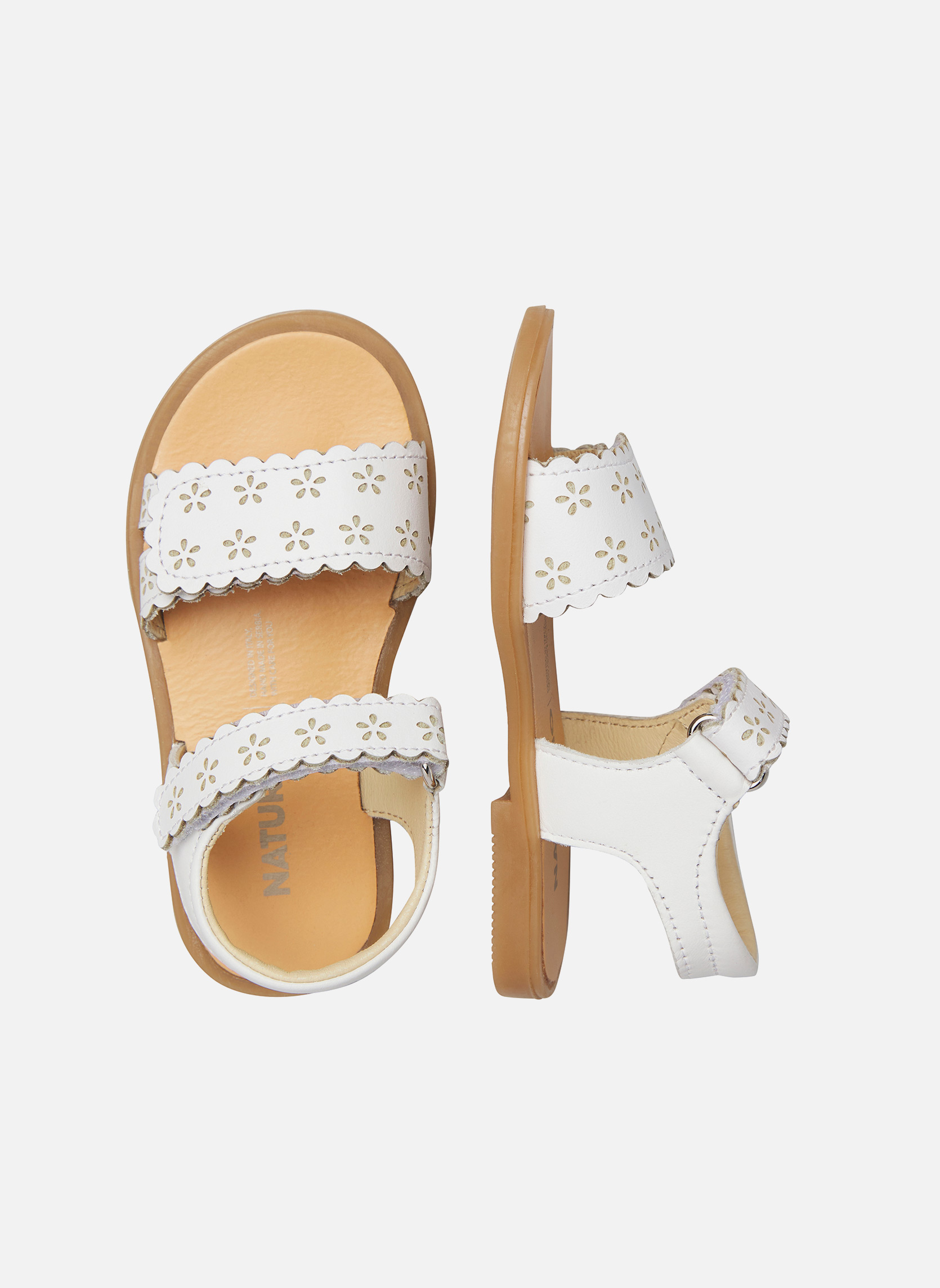 Sandales Sandales NILMIA Blanc- fille blanc Naturino Sandales Sandales NILMIA Blanc- fille blanc Blanc