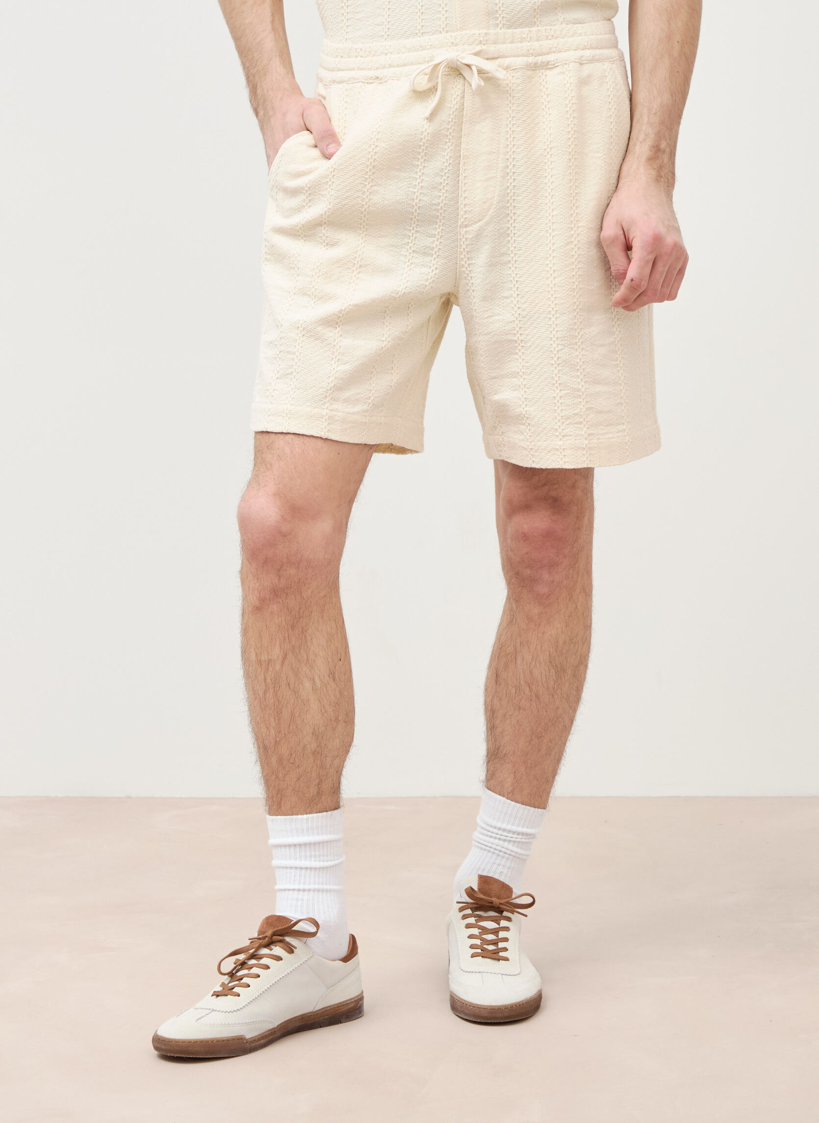 Bermudas BERMCRAFT3H homme beige Bonobo Bermudas BERMCRAFT3H homme beige Beige