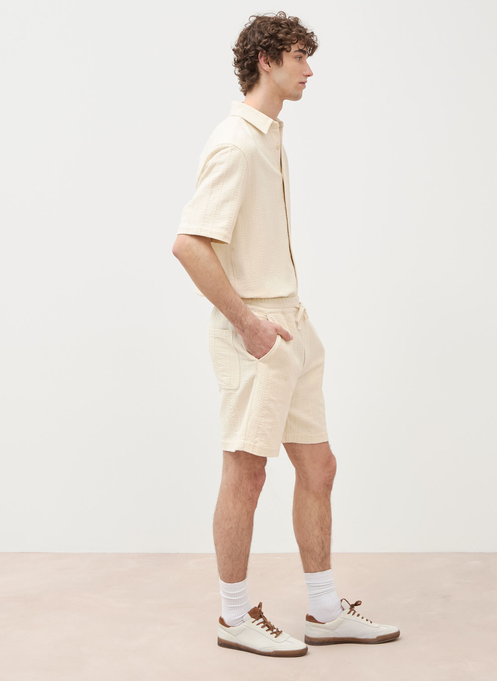 Bermudas BERMCRAFT3H homme beige Bonobo Bermudas BERMCRAFT3H homme beige Beige
