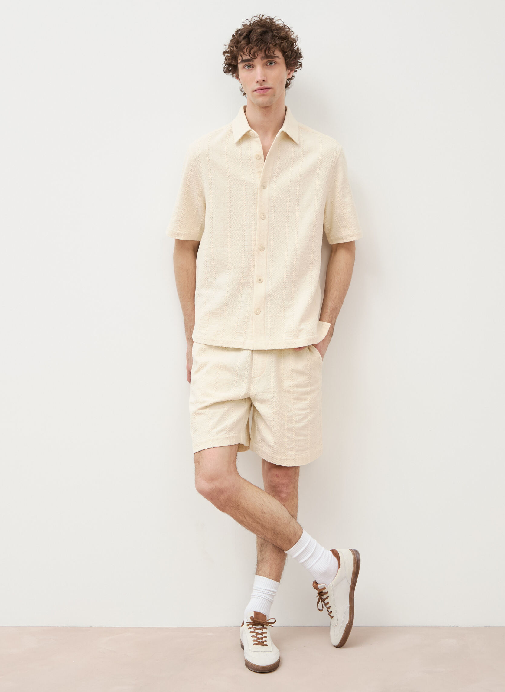 Bermudas BERMCRAFT3H homme beige Bonobo Bermudas BERMCRAFT3H homme beige Beige