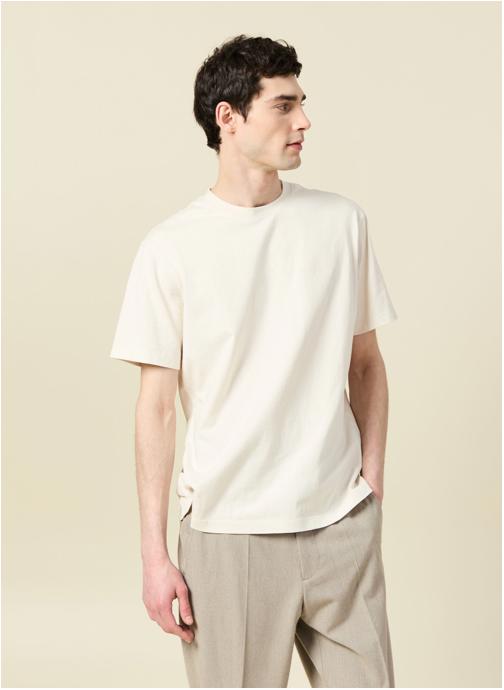 Bonobo Tee-shirts TEEWASHEDH homme blanc