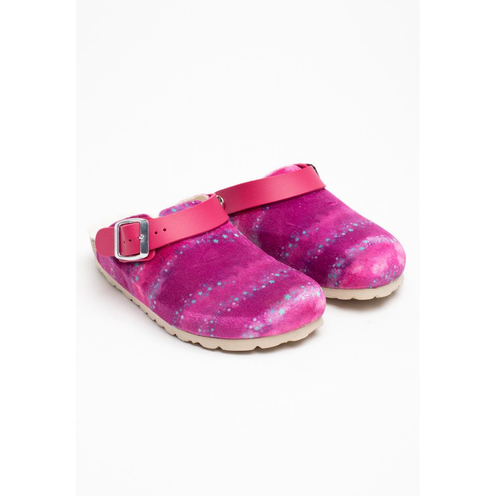 Mules et sabots Gris fille rose Bayton Mules et sabots Gris fille rose Rose