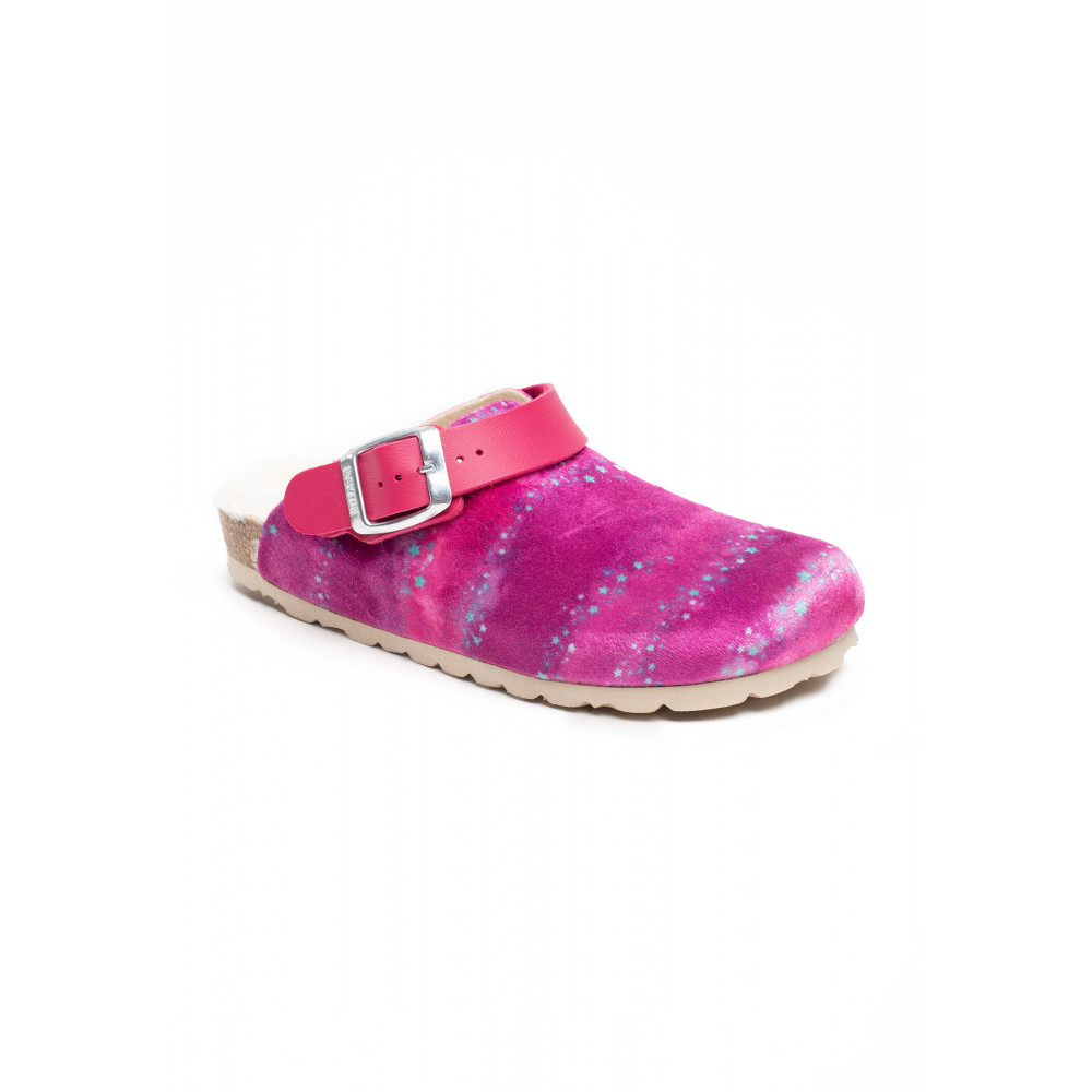 Mules et sabots Gris fille rose Bayton Mules et sabots Gris fille rose Rose