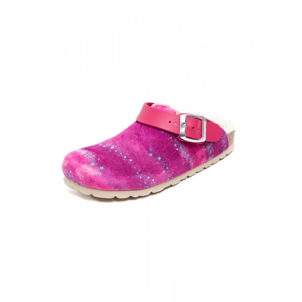 Mules et sabots Gris fille rose Bayton Mules et sabots Gris fille rose Rose