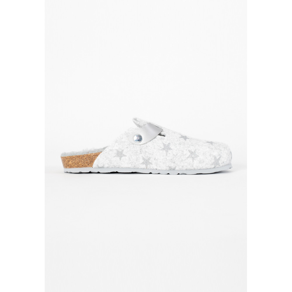Mules Marron clair femme argent Bayton Mules Marron clair femme argent Argent
