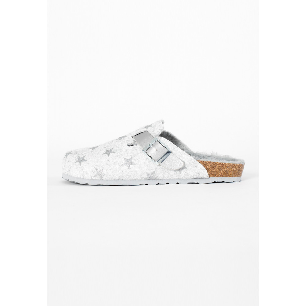 Mules Marron clair femme argent Bayton Mules Marron clair femme argent Argent
