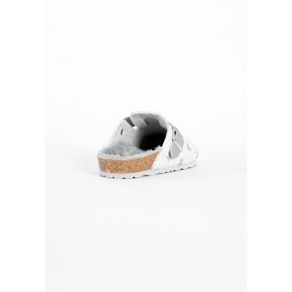 Mules Marron clair femme argent Bayton Mules Marron clair femme argent Argent