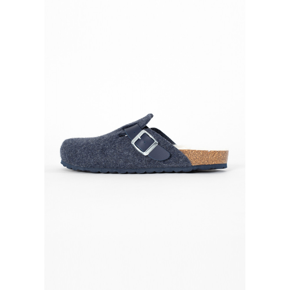 Mules Marron clair femme bleu Bayton Mules Marron clair femme bleu Bleu foncé