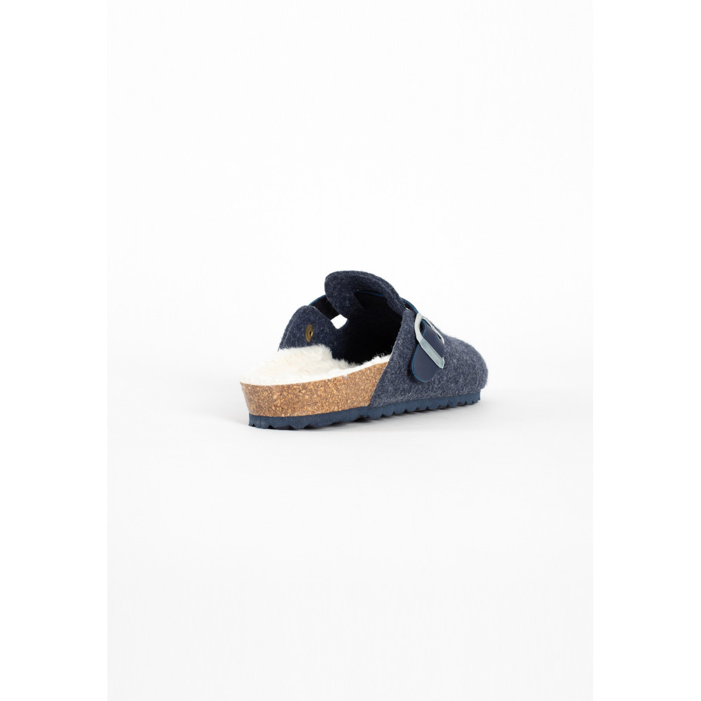 Mules Marron clair femme bleu Bayton Mules Marron clair femme bleu Bleu foncé