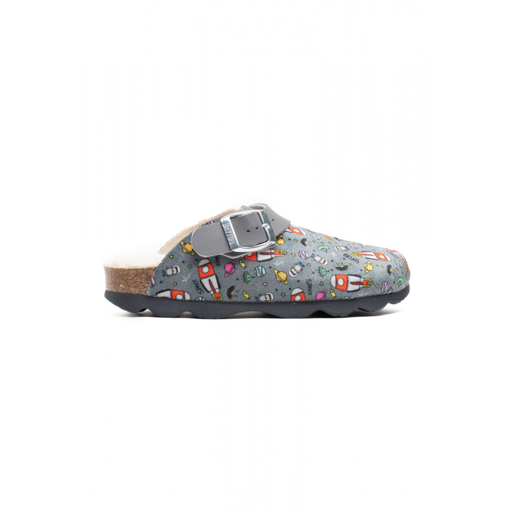 Mules et sabots Orange fille gris Bayton Mules et sabots Orange fille gris Gris