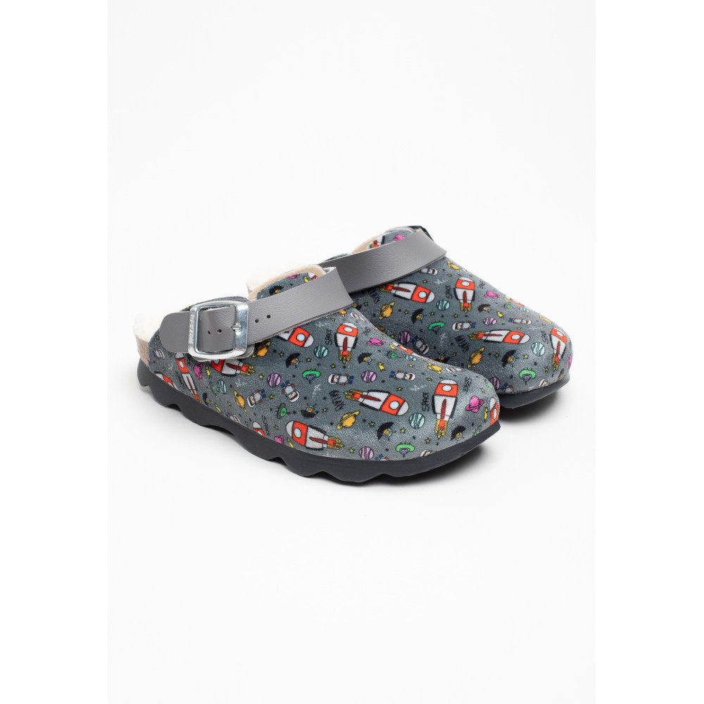 Mules et sabots Orange fille gris Bayton Mules et sabots Orange fille gris Gris