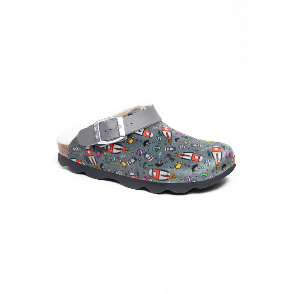 Mules et sabots Orange fille gris Bayton Mules et sabots Orange fille gris Gris