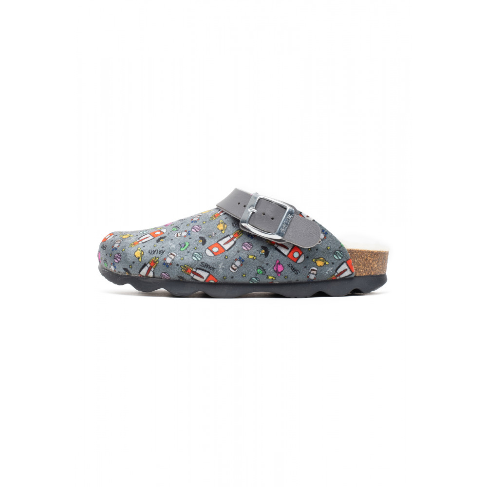 Mules et sabots Orange fille gris Bayton Mules et sabots Orange fille gris Gris