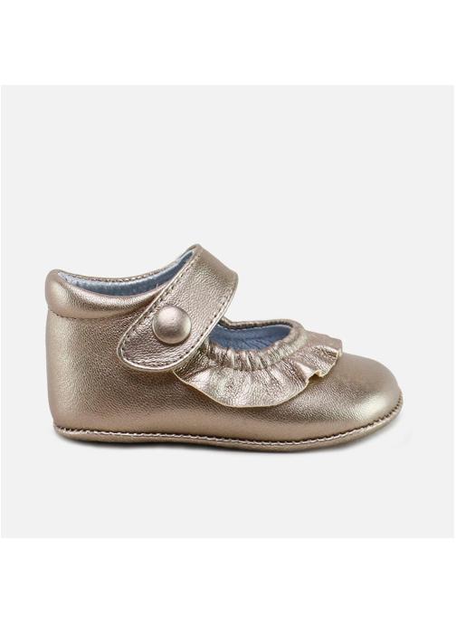 Eli 1957 Bottines Chaussures pour nouveau-nés 0488V-METALCRIS-SALOBREA Marron fille marron