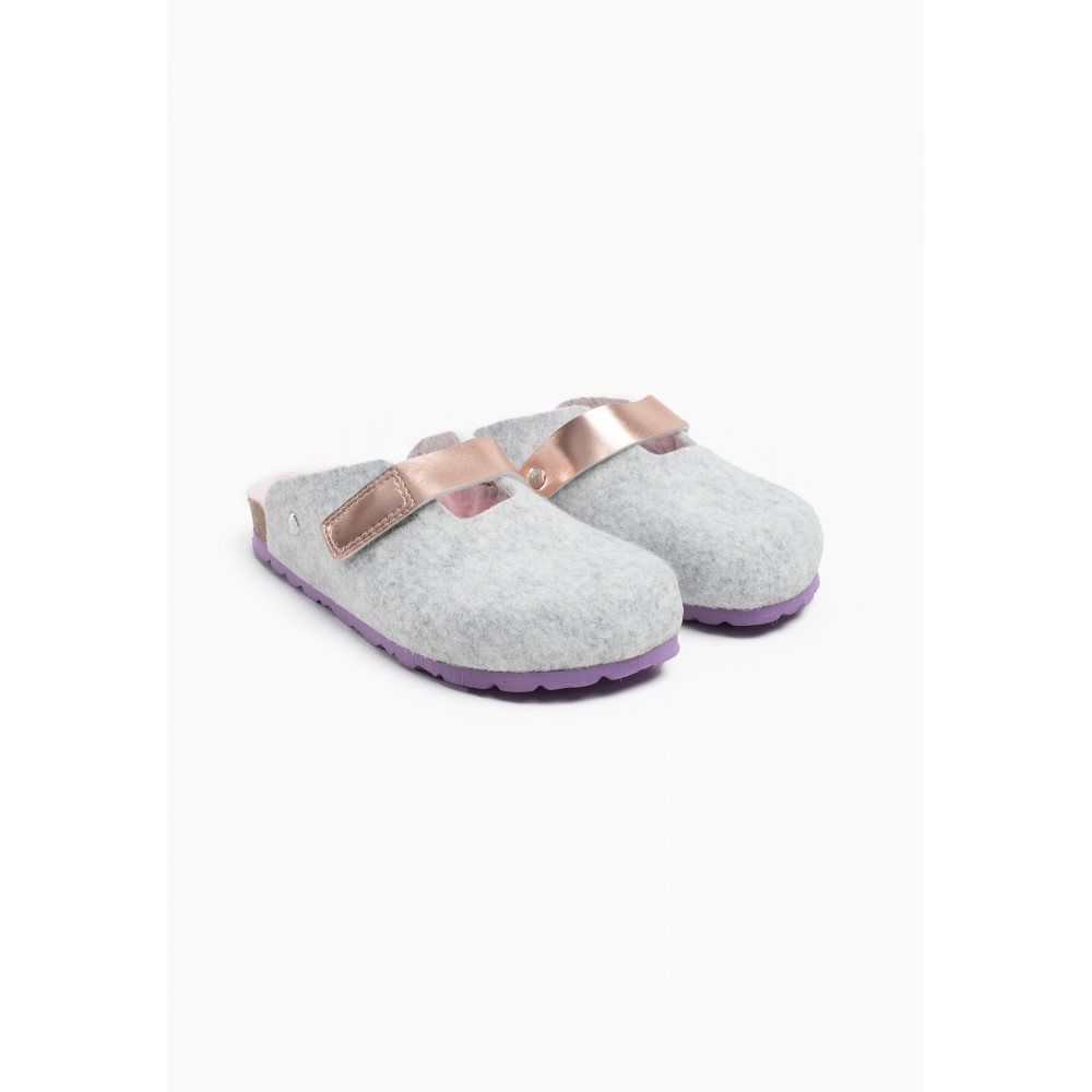 Mules et sabots Gris fille gris Bayton Mules et sabots Gris fille gris Gris