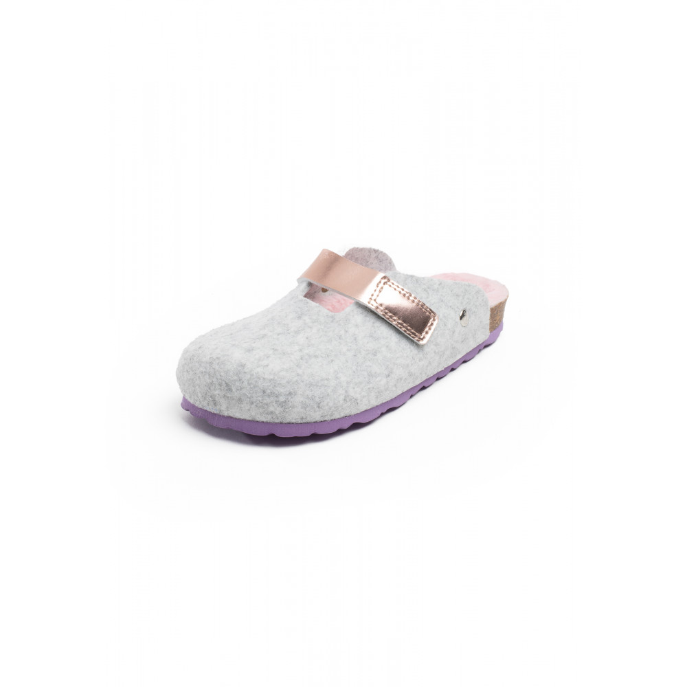 Mules et sabots Gris fille gris Bayton Mules et sabots Gris fille gris Gris