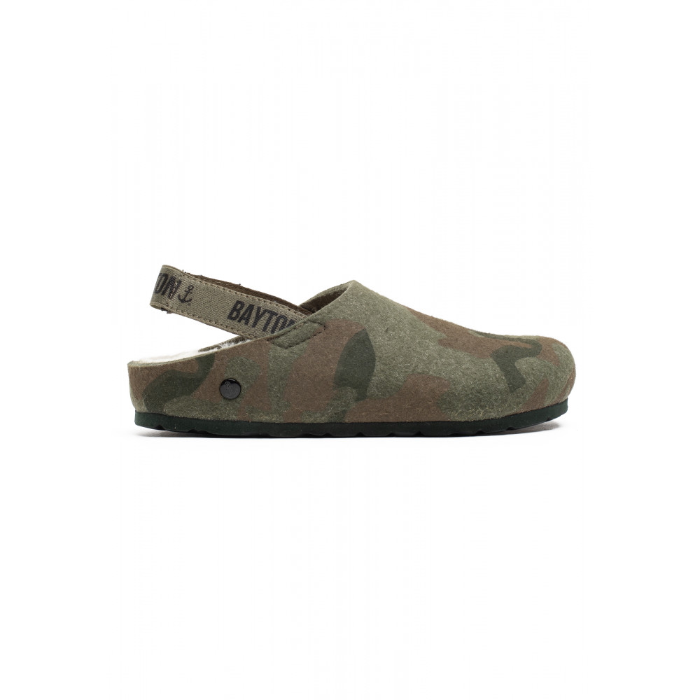Mules et sabots Noir fille vert Bayton Mules et sabots Noir fille vert Kaki
