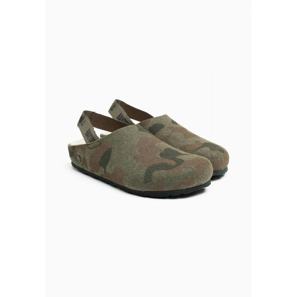 Mules et sabots Noir fille vert Bayton Mules et sabots Noir fille vert Kaki