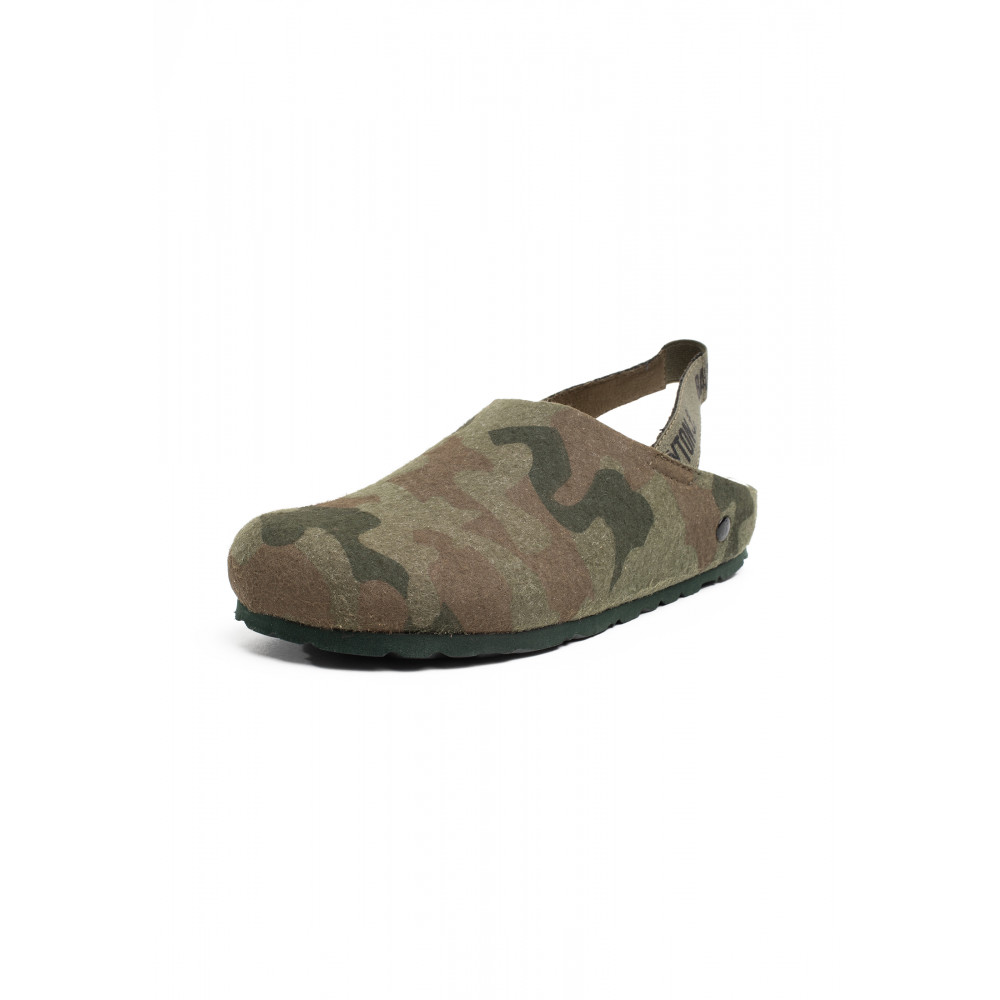 Mules et sabots Noir fille vert Bayton Mules et sabots Noir fille vert Kaki