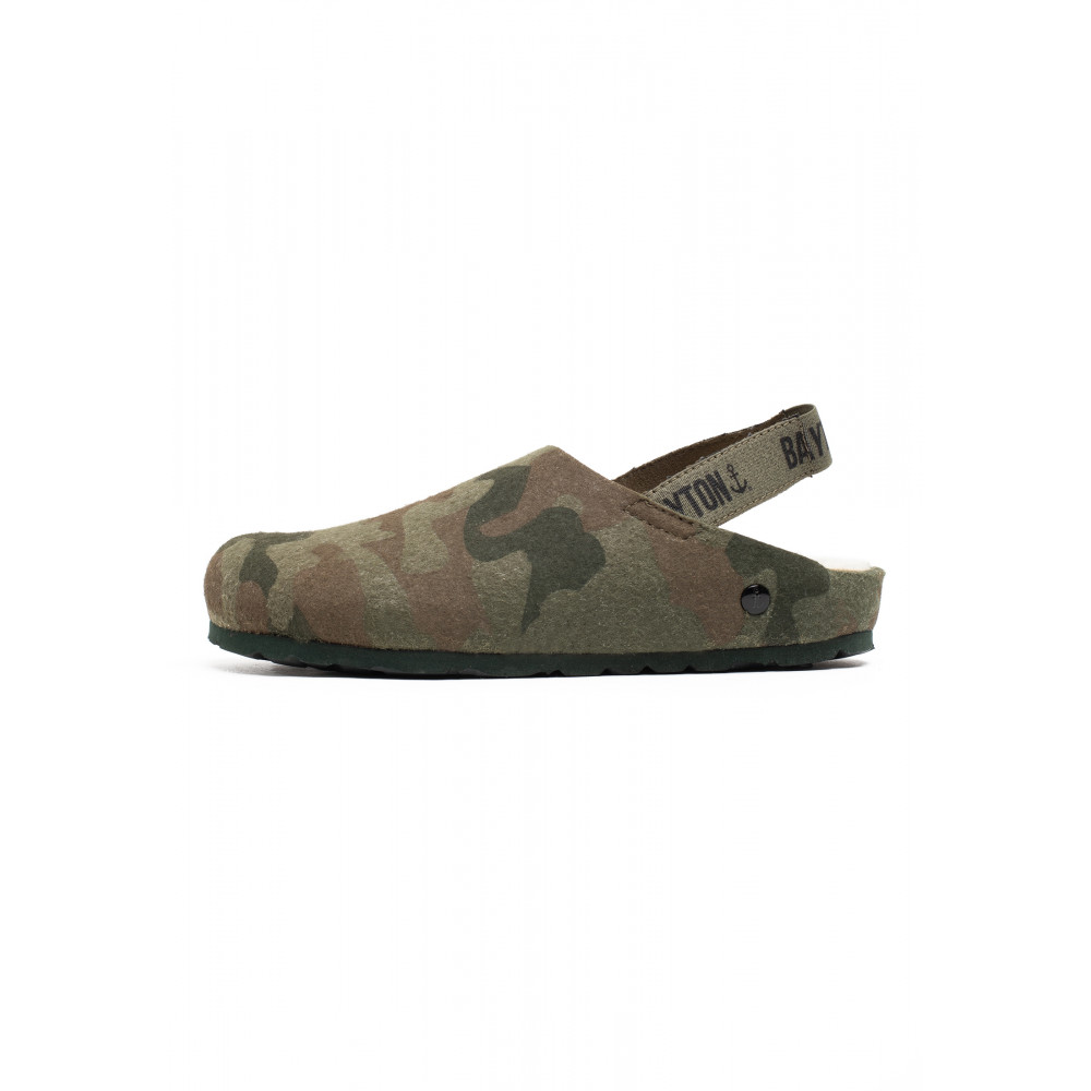 Mules et sabots Noir fille vert Bayton Mules et sabots Noir fille vert Kaki