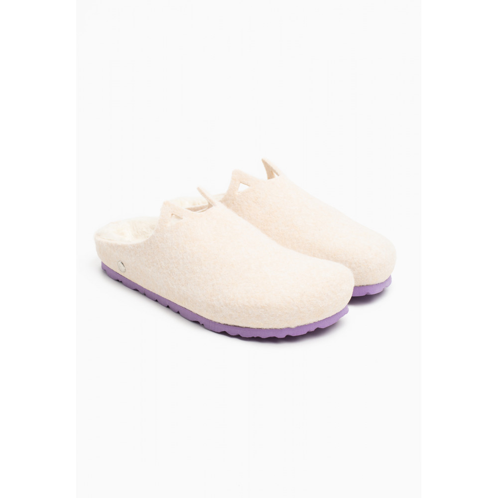 Mules et sabots Violet fille blanc Bayton Mules et sabots Violet fille blanc Blanc