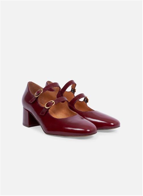 JULES & JENN Escarpins à brides Babies talon Jeanne femme bordeaux