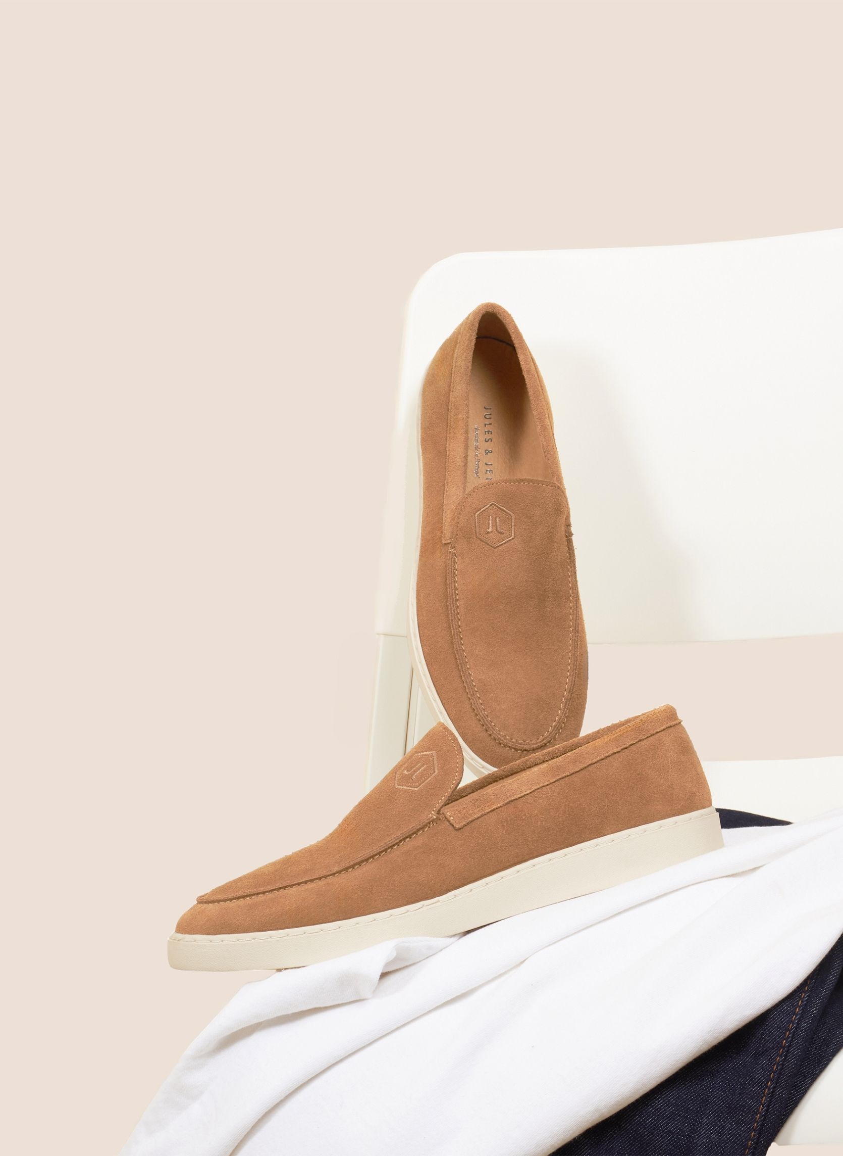 Mocassins Mocassins Hugo homme marron JULES & JENN Mocassins Mocassins Hugo homme marron Cognac