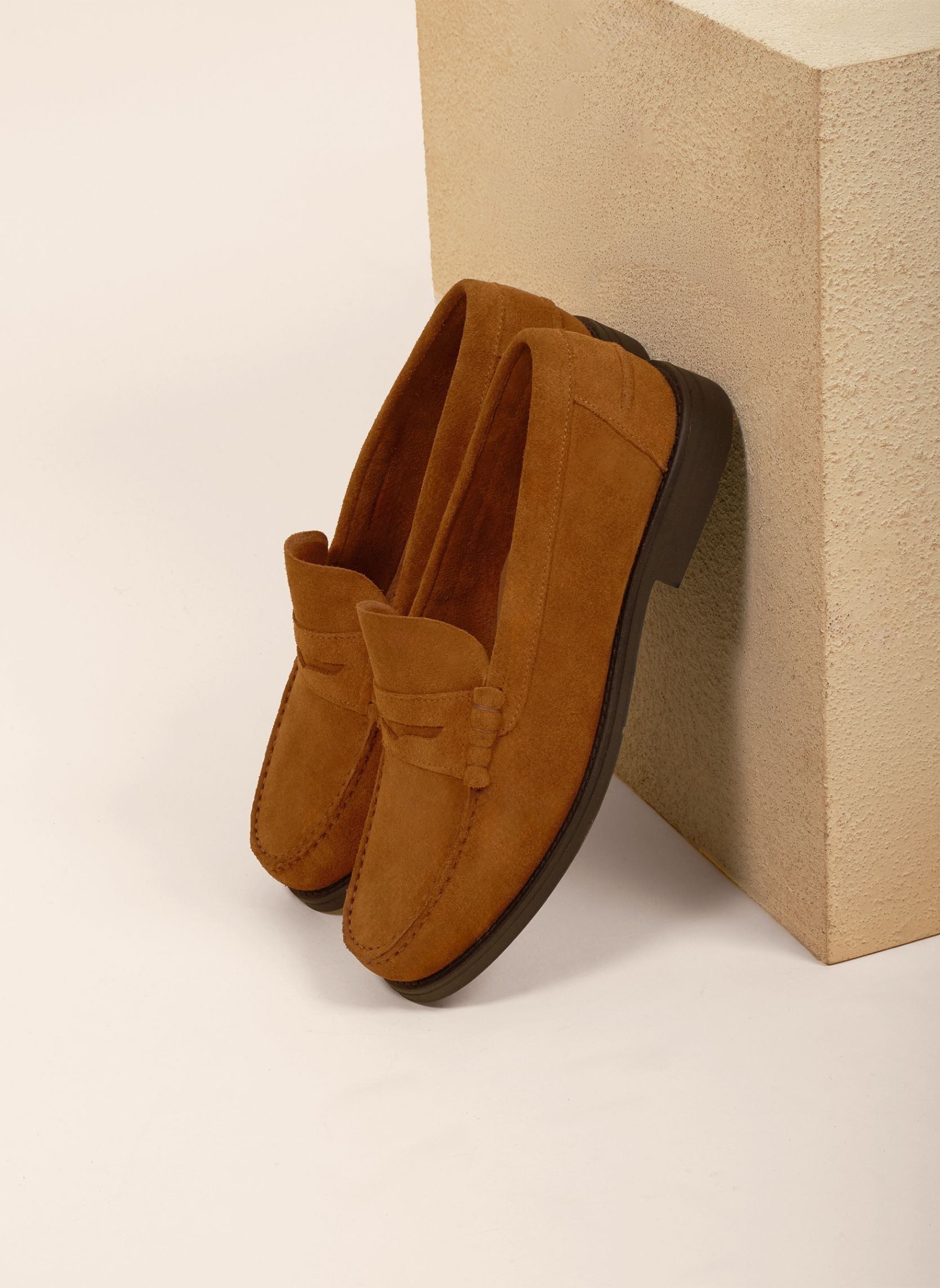 Mocassins Mocassins Gustave homme marron JULES & JENN Mocassins Mocassins Gustave homme marron Cognac