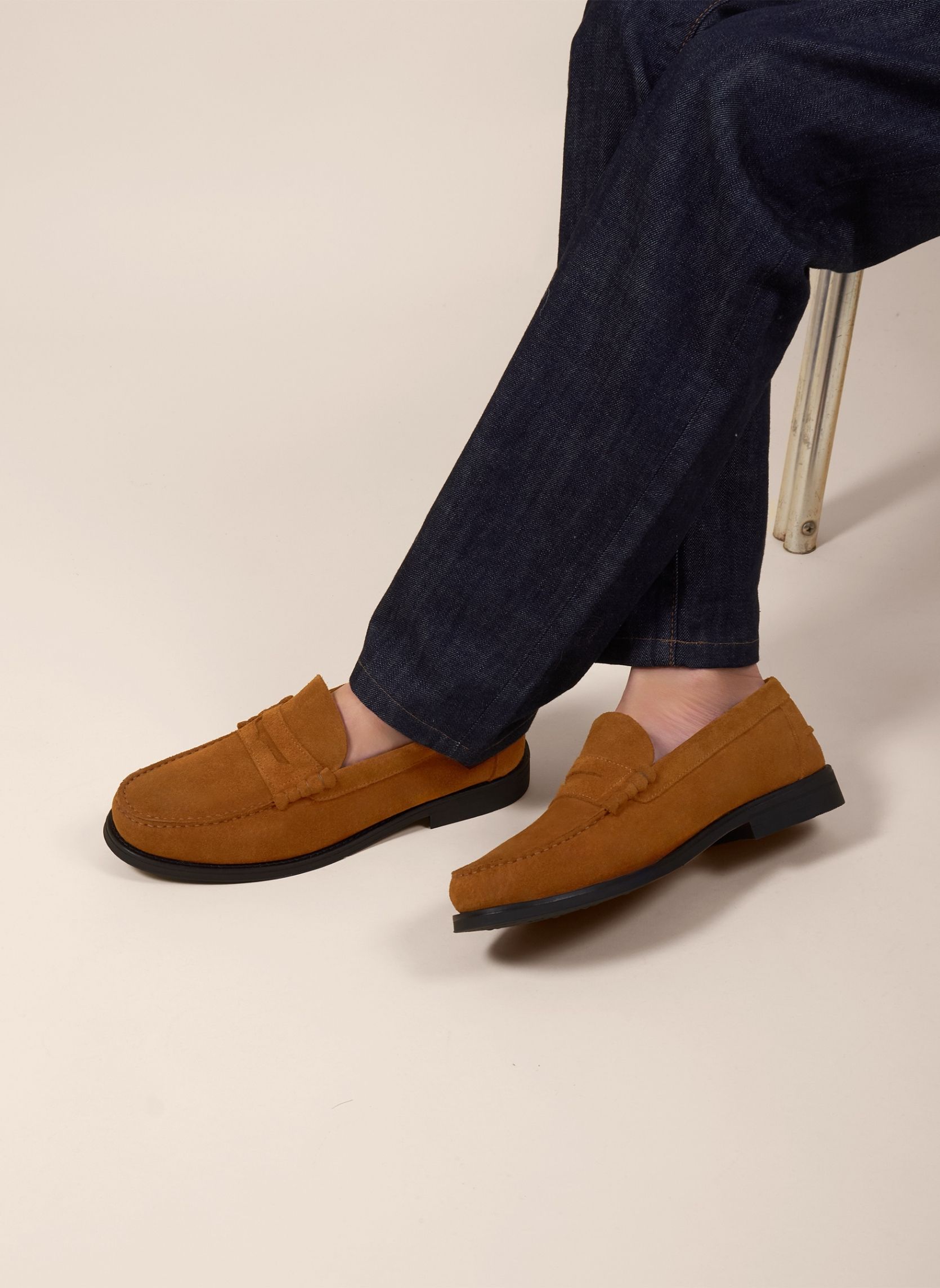 Mocassins Mocassins Gustave homme marron JULES & JENN Mocassins Mocassins Gustave homme marron Cognac