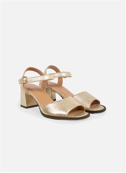 JULES & JENN Sandales Sandales talon Anouk femme or et bronze