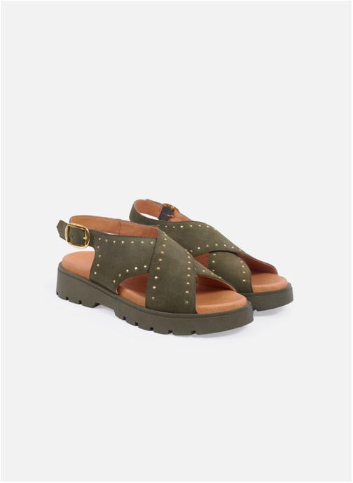 JULES & JENN Sandales Sandales gomme Lou femme vert