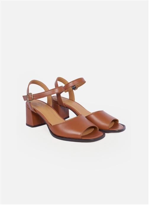 JULES & JENN Sandales Sandales talon Anouk femme marron