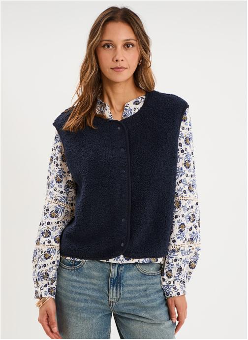 CREEKS Gilets CRE3_GWALLACE26 femme bleu
