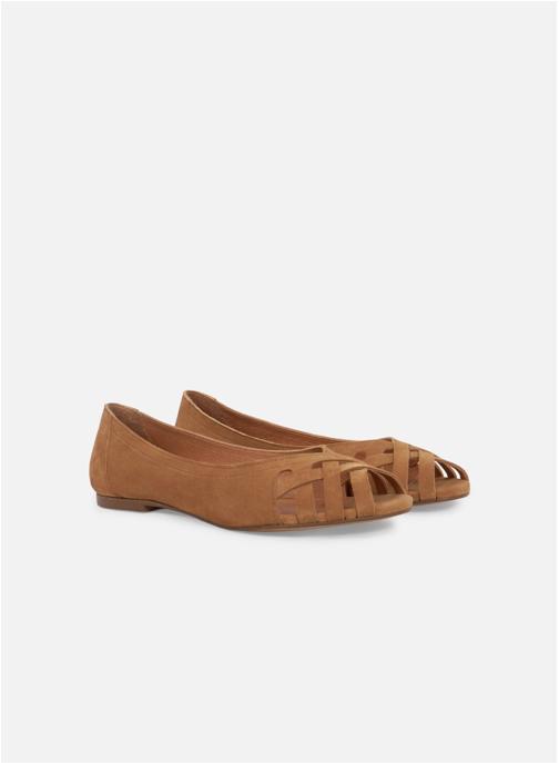JULES & JENN Ballerines classiques Ballerines brides Manon femme marron